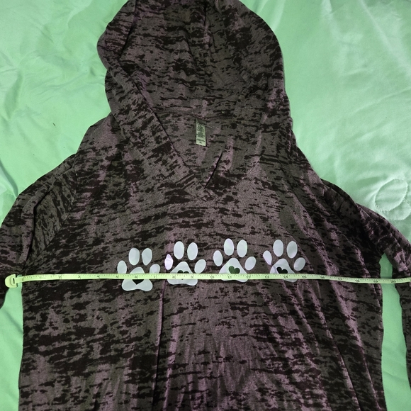 Purple Stretch Knit Tunic for Pooch Lovers - Picture 3 of 3